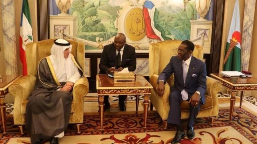 Ekvator Ginesi Devlet Başkanı, Suudi Arabistan Dışişleri Bakanı ile görüştü