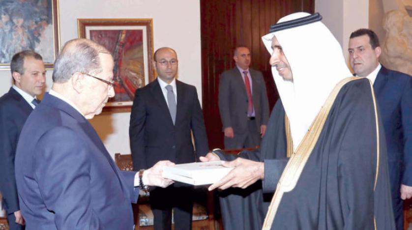 Suudi Arabistan’ın Beyrut Büyükelçisi, Avn’a güven mektubu sundu