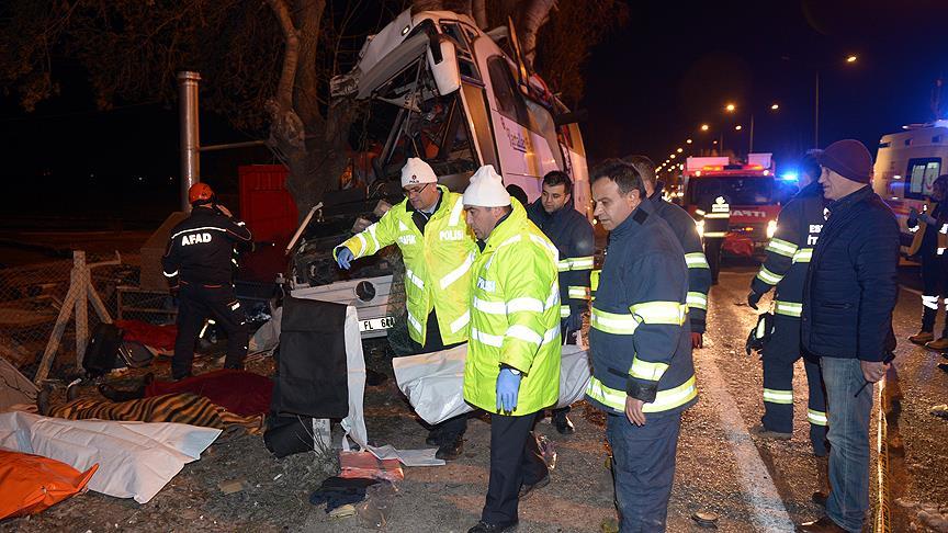 Eskişehir’de otobüs kazası: 11 ölü, 44 yaralı