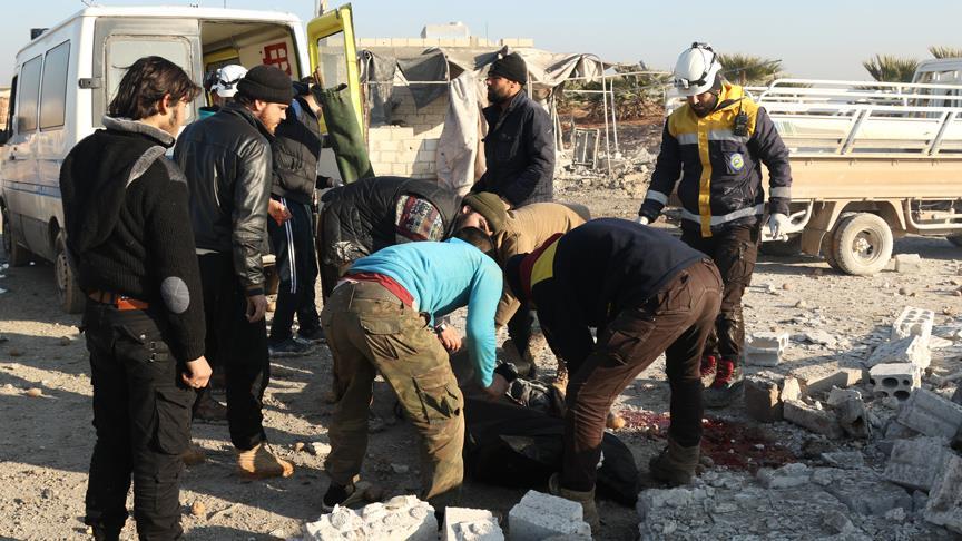 İdlib’de pazar yerine saldırı: 11 ölü