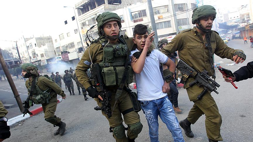 İsrail 2017’de 6 bin 742 Filistinliyi gözaltına aldı