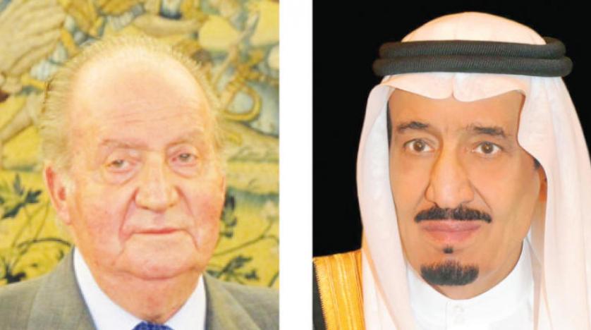 Kral Selman, İspanya eski Kralı Juan Carlos ile telefonda görüştü