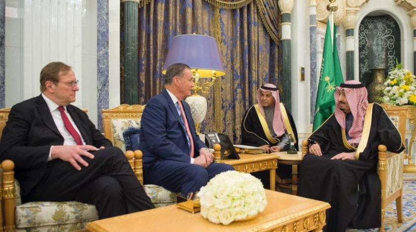 Suudi Arabistan Kralı, Atlantik Konseyi Başkanı’nı kabul etti