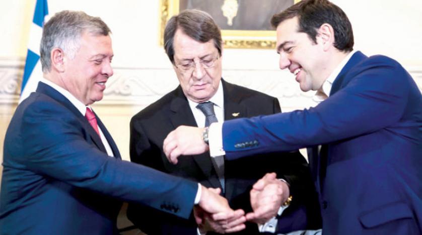 Ürdün, Kıbrıs Rum Kesimi ve Yunanistan liderleri bir araya geldi