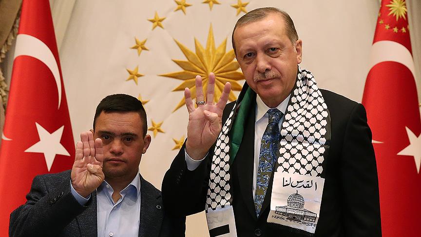 Cumhurbaşkanı Erdoğan ‘Kudüs Gençlik Başkenti’ onursal başkanı seçildi