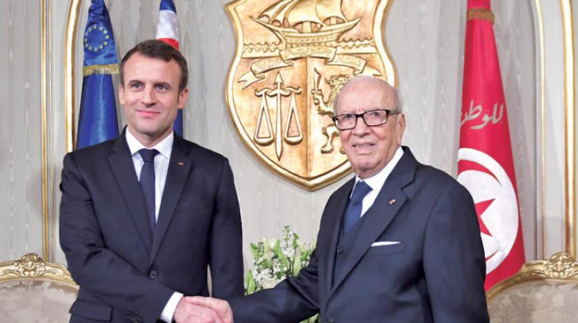 Fransa Cumhurbaşkanı Macron Tunus’ta!