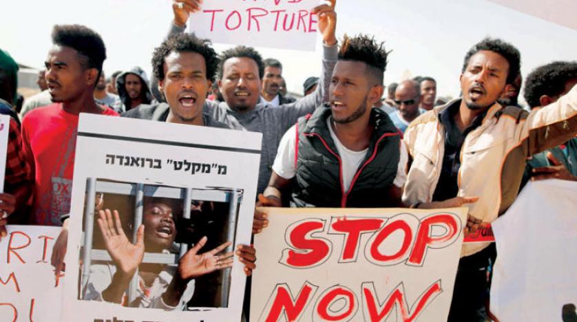 İsrail’de sınır dışı edilme kararını protesto eden bin Afrikalı mülteci açlık grevine başladı