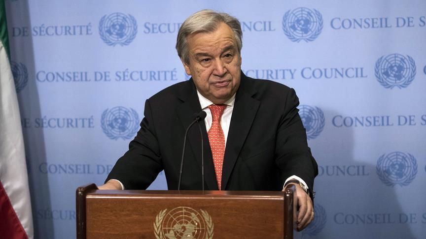 BM Genel Sekreteri Guterres: Suriye’de kuşatma altındaki bölgelere insani yardım ulaştırılamıyor