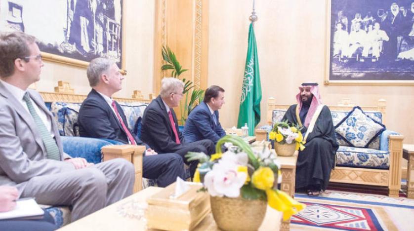 Suudi Arabistan Veliaht Prensi ABD’li heyet ile bir araya geldi