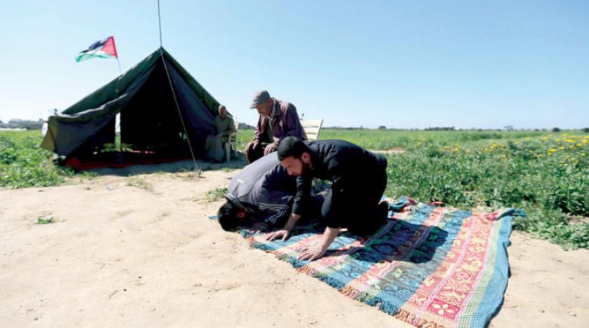 Filistinliler, İsrail sınırı yakınına çadırlar kurarak geri dönüş haklarını arayacaklar
