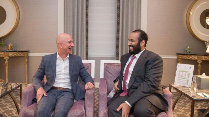 Veliaht Prens, Amazon CEO’su ile bir araya geldi