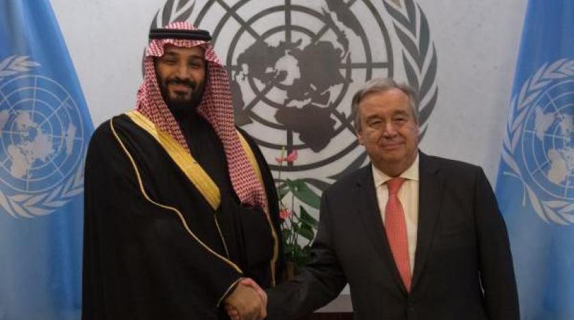 Guterres’ten Yemen’e yardımlarından dolayı Veliaht Prens’e teşekkür