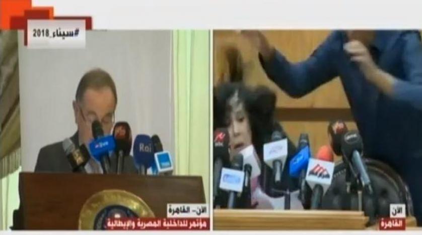 Mısırlı yetkili canlı yayında saldırıya uğradı
