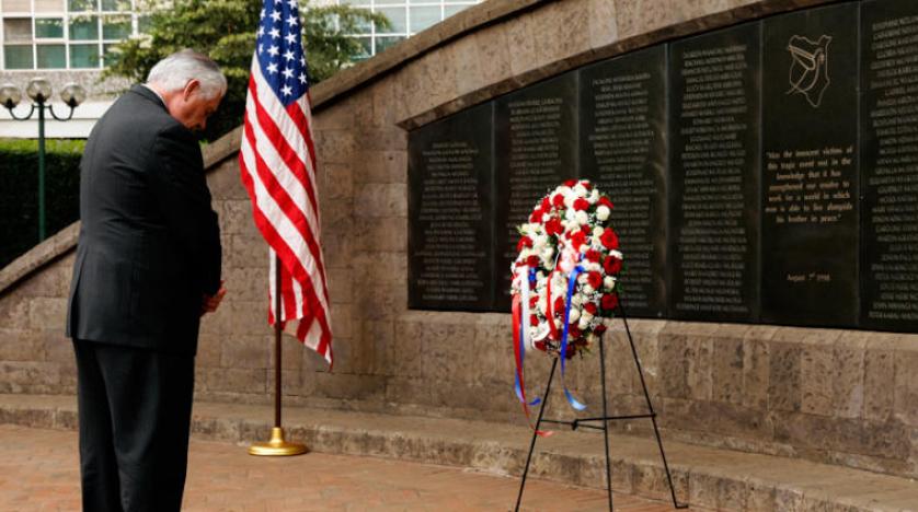 Tillerson, Nairobi’deki terör saldırısının 20. yıldönümünü anmalarına katıldı