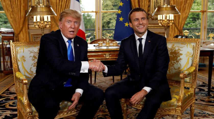 Trump ve Macron’dan ortak Suriye mesajı