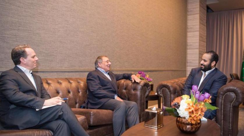 Veliaht Prensi eski ABD Savunma Bakanı ile bir araya geldi