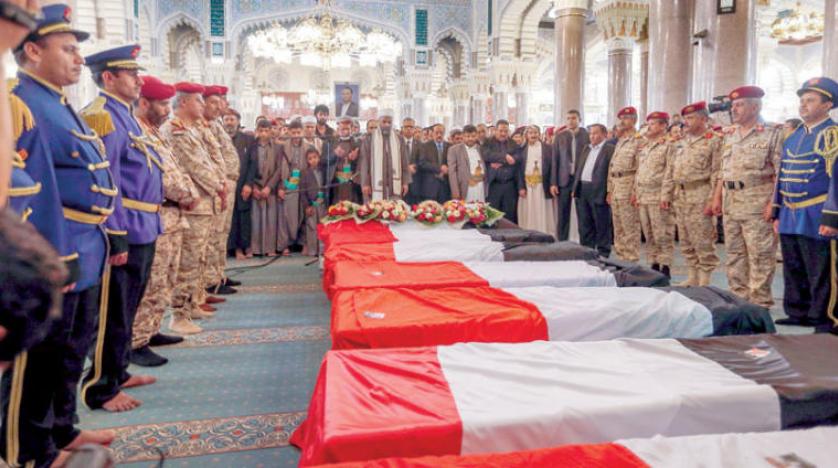 Husiler, Yüksek Siyasi Konseyi Başkanı Salih el-Samed’e cenaze töreni düzenledi