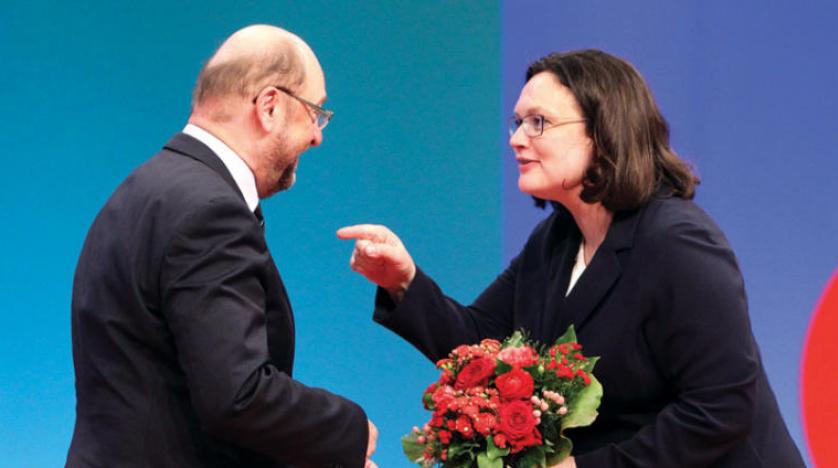 Andrea Nahles, Alman SPD Partisi’nin ilk kadın genel başkanı seçildi