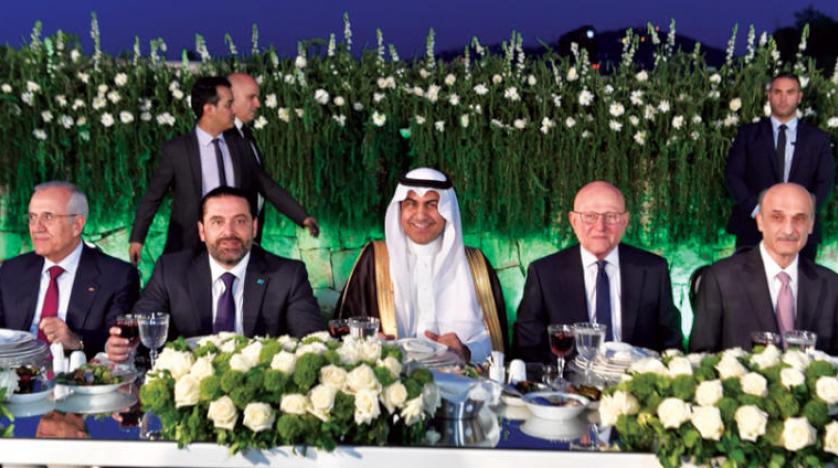 Lübnanlı liderler Suudi Arabistan Büyükelçiliği iftarında bir araya geldi