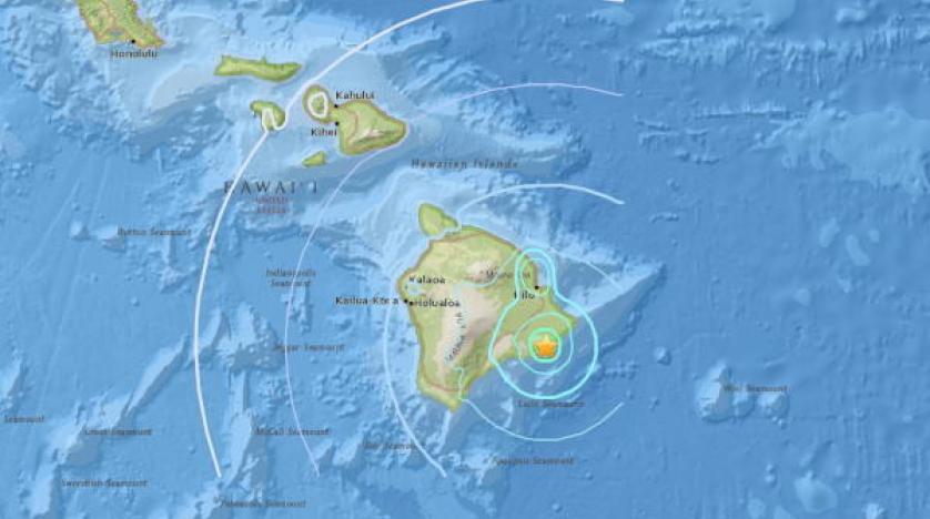 Hawaii’de 6,9 büyüklüğünde deprem