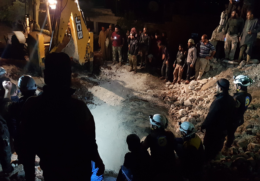 İdlib’de sivillerin sığındığı mağaraya hava saldırısı: 8 ölü