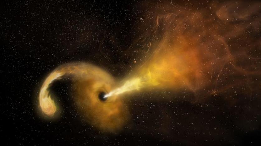 Yıldızları yutan süper kütleli kara delik ilk kez görüntülendi