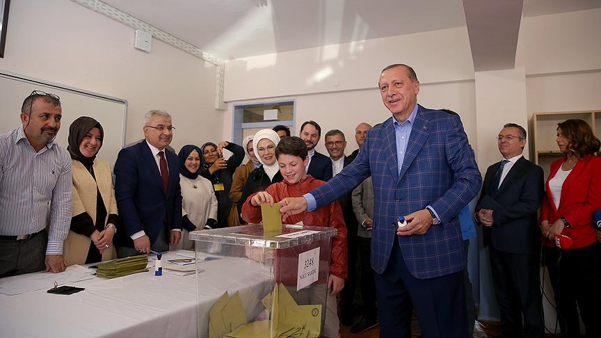 Cumhurbaşkanı Erdoğan oyunu kullandı