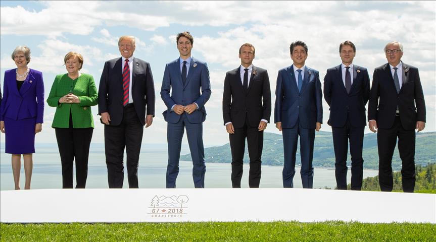 Trump G7 Zirvesi’nde Kanada ve Fransa liderleriyle ayrı ayrı görüştü