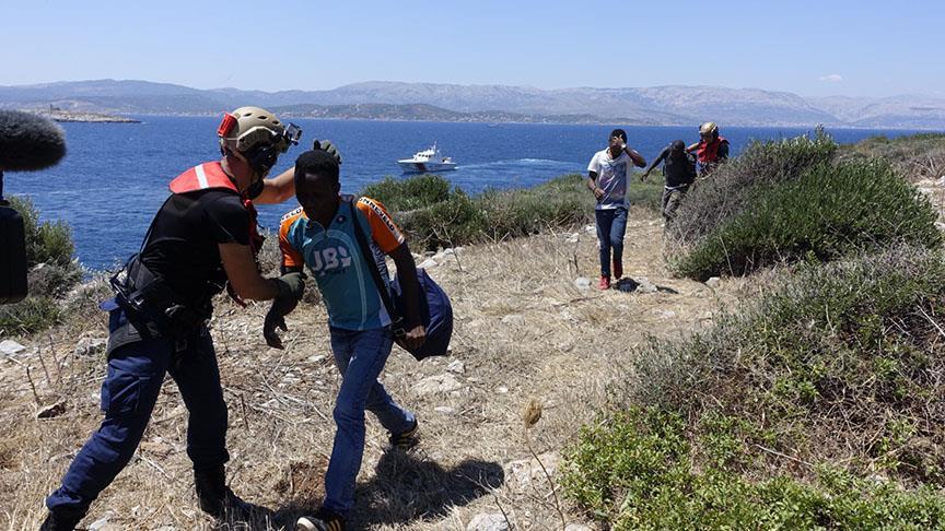 Boğaz Adası’nda mahsur kalan göçmenlerin tamamı kurtarıldı