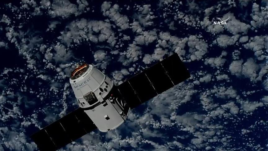 SpaceX’in kargo kapsülü uzay istasyonunda