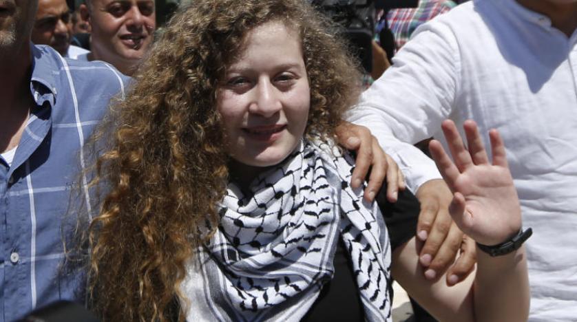 Filistin direnişinin sembolü Ahed Tamimi özgürlüğüne kavuştu