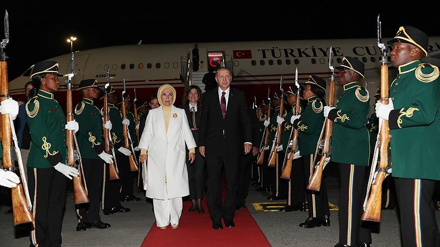 Cumhurbaşkanı Erdoğan Güney Afrika’da