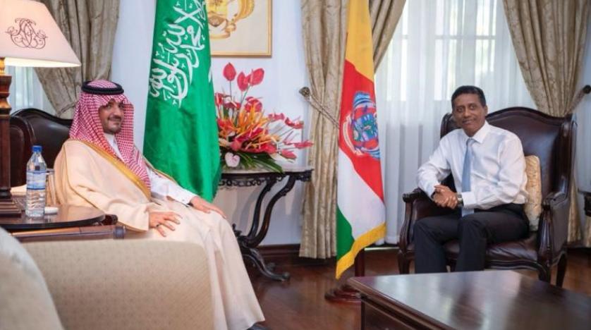 Suudi Arabistan İçişleri Bakanı ve Seyşeller Devlet Başkanı bir araya geldi