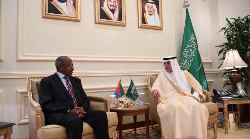Suudi Dışişleri Bakanı El-Cubeyr Eritreli mevkidaşı ile bir araya geldi
