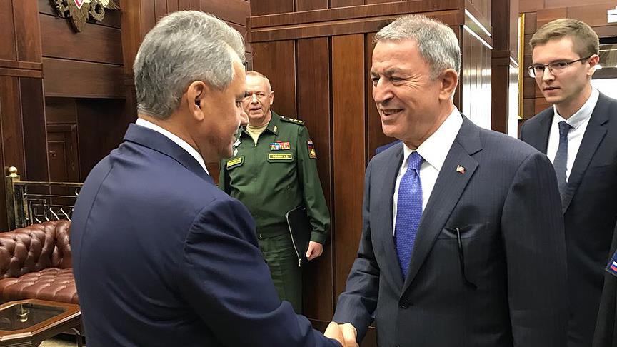 Milli Savunma Bakanı Akar, Rus mevkidaşı Şoygu ile telefonda görüştü