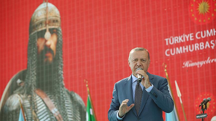 Cumhurbaşkanı Erdoğan: Malazgirt ruhunu unutursak ne öncemiz kalır ne sonramız
