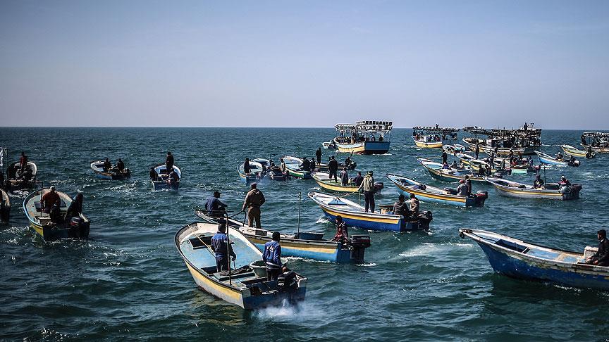 Gazze’de balıkçıların avlanma mesafesi 9 mile çıkarıldı