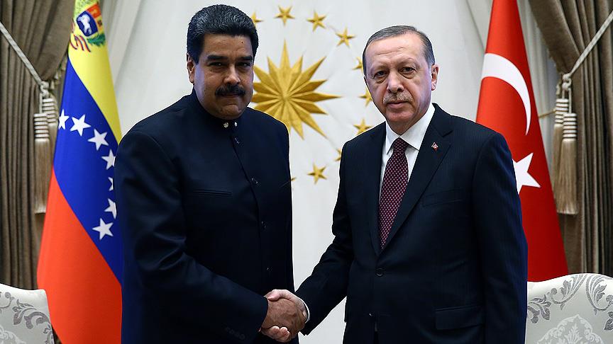 Erdoğan’dan Maduro’ya geçmiş olsun telefonu