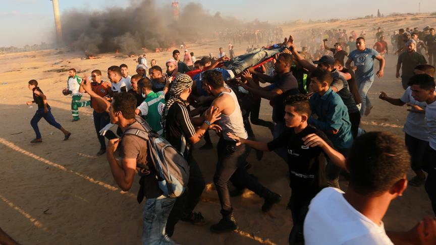 İsrail askerleri Gazze sınırında 2 Filistinliyi şehit etti