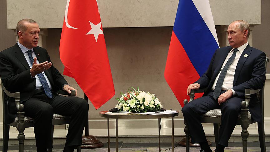 Erdoğan ile Putin ‘Üçlü Zirve’ öncesi bir araya geldi