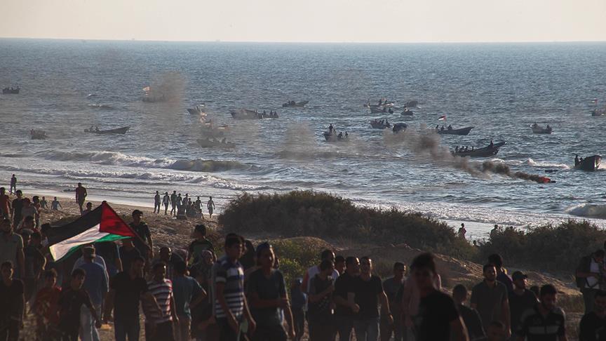 İsrail’den Gazzeli aktivistlere gerçek mermiyle müdahale