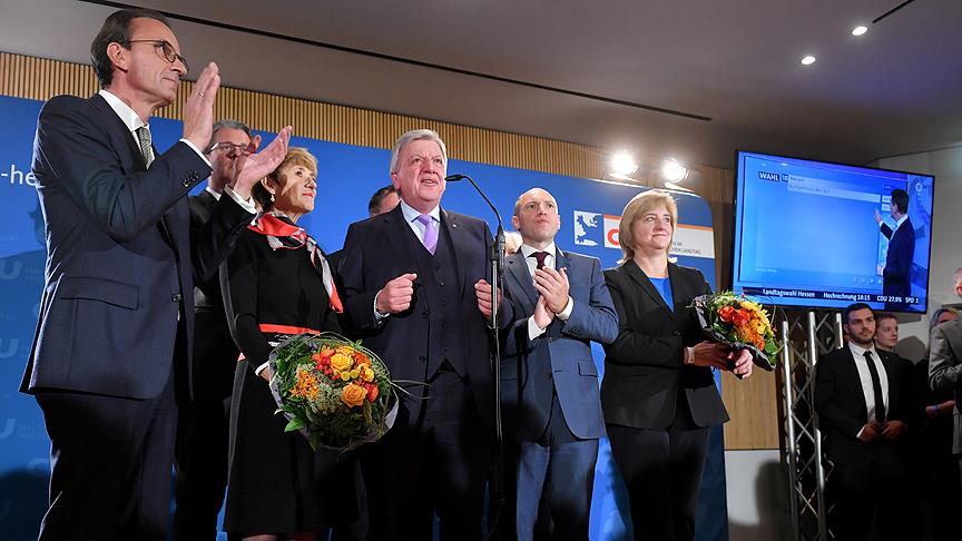 Almanya’da Hessen Eyalet Meclisi seçimlerinde CDU birinci çıktı