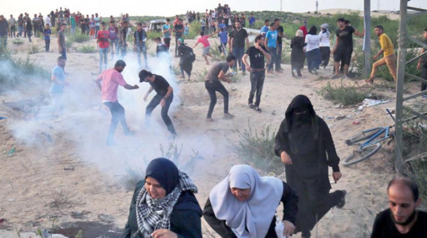Filistinli gruplar sınırda gösteri hazırlığı yapıyor