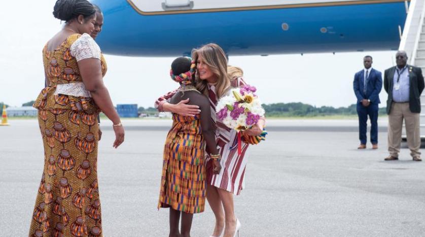 Melania Trump, Afrika ziyaretinin ilk durağı Gana’da