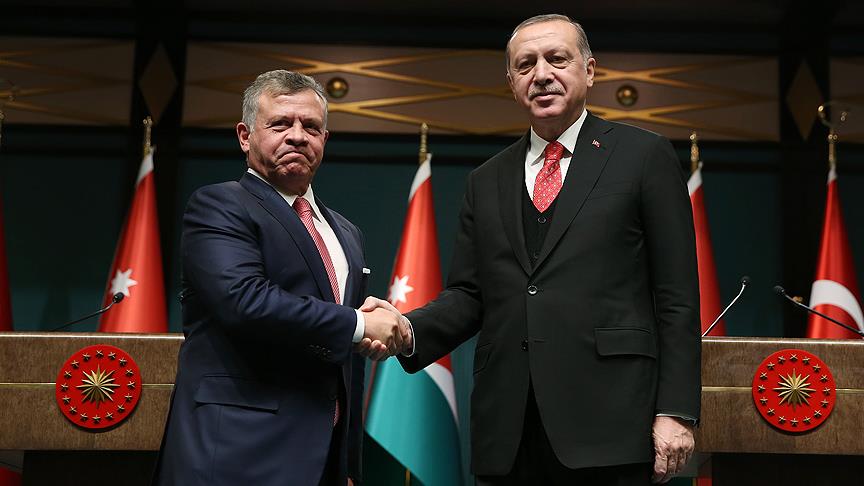 Cumhurbaşkanı Erdoğan ile Ürdün Kralı telefonda görüştü