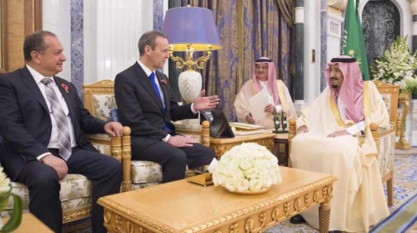 Kral Selman İngiltere Başbakanı’nın Özel Elçisi’ni kabul etti