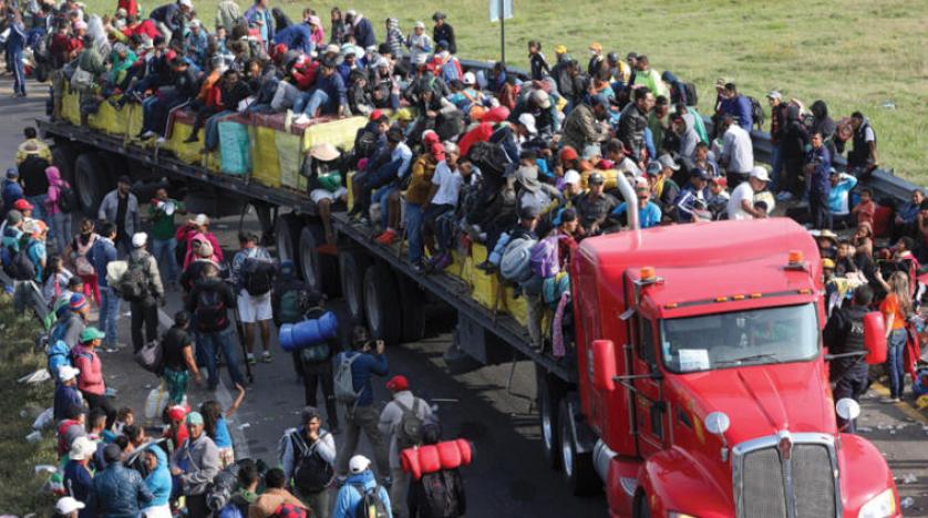 Meksika’daki göçmen konvoyları, ABD sınırına yaklaşıyor