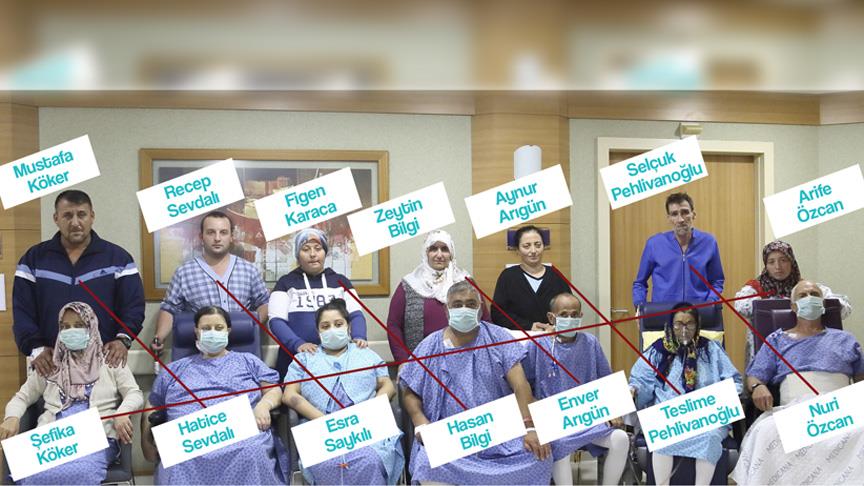 Türk doktorlardan 7’li çapraz nakil başarısı