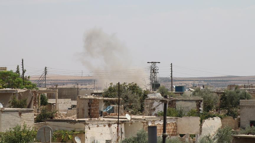 Esed rejiminden İdlib’in güneyine topçu saldırısı
